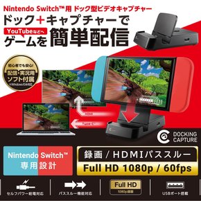 Nintendo Switch HDMI USB3.0 Full HD 1080P 60FPS Screen Recorder LVC-LSWHDW6USD 전용 비디오