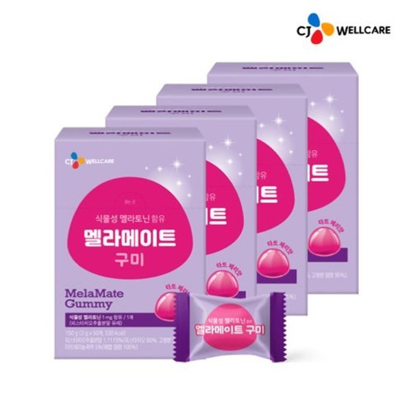 [G] 닥터뉴트리 식물성 멜라토닌 함유 멜라메이트 50구미 4박스