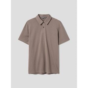 [Essential] 쿨 코튼 반소매 칼라넥 티셔츠  옐로이시 브라운 (RY4442P71B)