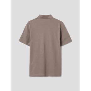 [Essential] 쿨 코튼 반소매 칼라넥 티셔츠  옐로이시 브라운 (RY4442P71B)