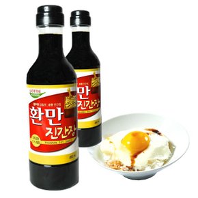 롯데푸드 환만 진간장 480mlX15개입 1박스 식재료 고소한 계란밥 감칠맛 음식 반찬