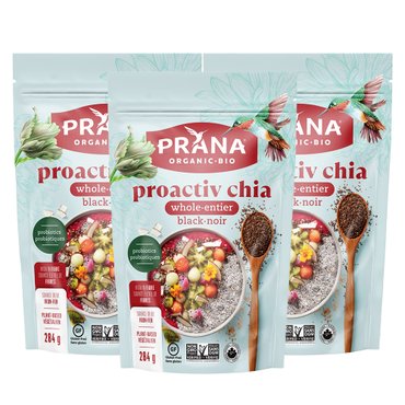  캐나다 Prana 유기농 치아씨드 284g 3팩