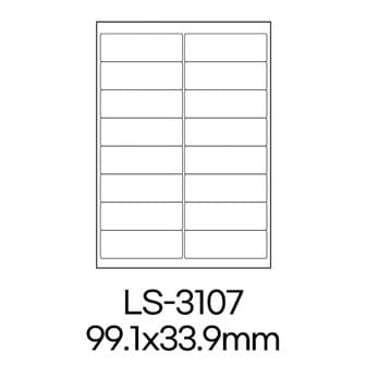  폼텍 라벨 LS-3107 100매 흰색 라벨지 A4 스티커 원형 제작 인쇄 바코드 우편 용지 폼택