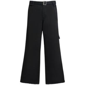 24 FW 자크뮈스 Le Pantalon 르 팬탈롱 마로네 벨트루프 코튼 팬츠 블랙