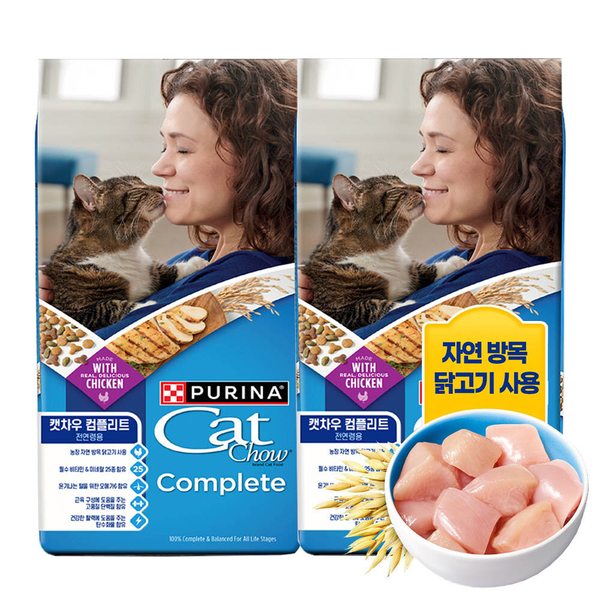 캣차우 컴플리트 고양이 기능성 사료 1.42kg x 2개