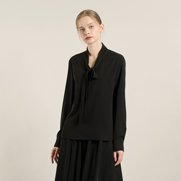 [여주점] 올앤선드리 브이넥 타이블라우스 A5F8B421