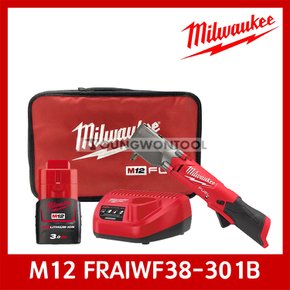 M12 FRAIWF38-301B/0B 직각임팩렌치 3A 1개셋