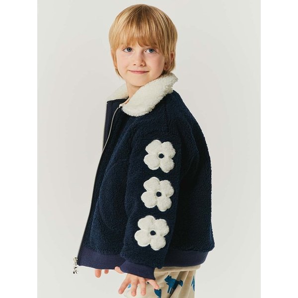 22WIN NUCL CLOVER CURLY JACKET NAVY