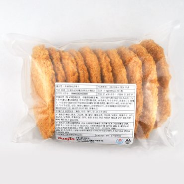  선진FS 국내산 닭가슴살로 만든 대만식 지파이 치킨까스 1kg(100g x 10개입) 대용량