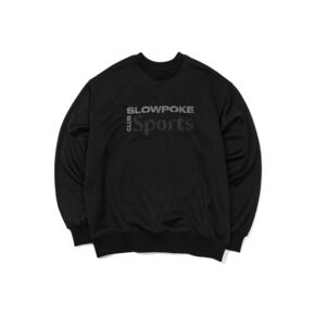 Jersey Sweat Shirt -Black-