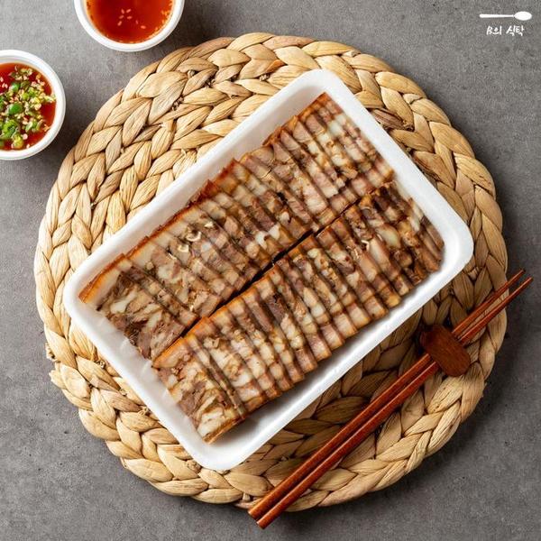 확대된 대표 B의식탁 돼지 머리 편육 고기 요리 개업식 고사 음식(1)