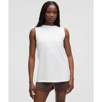 룰루레몬 올 유어스 오가닉 코튼 탱크 - WHT