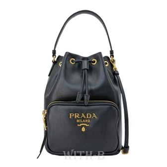 프라다(병행) [시흥점] (쇼핑백증정)[PRADA]비텔로 레터링 로고 버킷백 1BH038 2CW3 F0002