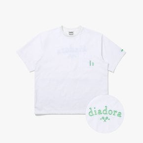 [공식스토어] 시어서커 반팔 티셔츠 WHITE (D4221TWT43WHT)