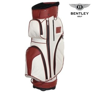  [Bentley Golf] 벤틀리 골프 정품 / 카트백 캐디백 CART BAG  아이보리/레드