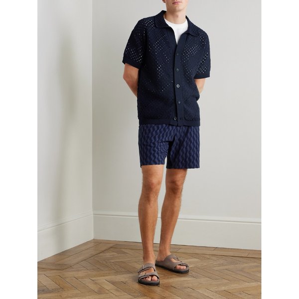 프레스코볼 카리오카 아우구스토 코튼 블렌드 테리 드로우스트링 쇼츠 46376663163008317