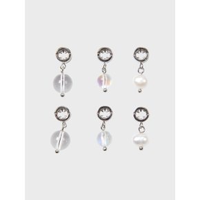 WATER DROP HAIR CUFF SET ( 6 PCS)