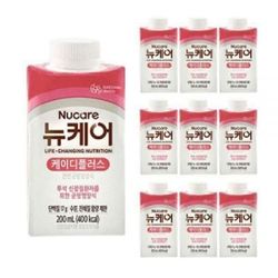 뉴케어 케이디 플러스 신장투석음식 환자식사대용 영양간식 200ml 10캔