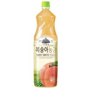 가야농장 웅진 복숭아 1.5L x 12개입