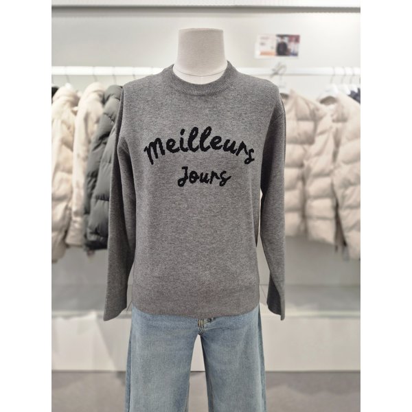 [여주점] 여성 레터링 라운드넥 풀오버(EPF4ER2400)