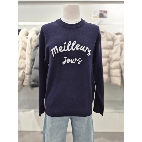 [여주점] 여성 레터링 라운드넥 풀오버(EPF4ER2400)