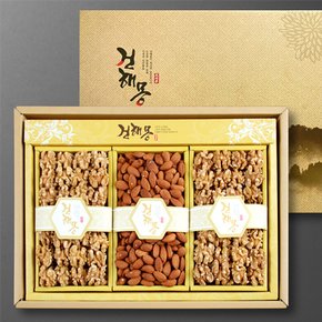 화월견과세트 6호(호두 250g / 아몬드 350g / 호두 250g)