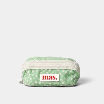 마스마룰즈 Hapoom pencil cosmetic pouch _ Flower Mint