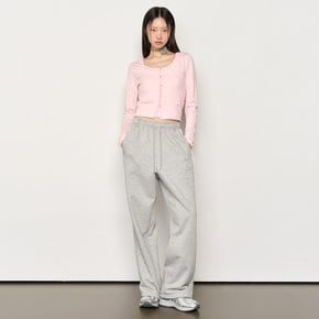 WOMAN 펀칭 레이스 U넥 가디건 [PINK] / WBE1L44540