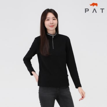 PAT [PAT여성] 여성 자가드배색 반집업 티셔츠_1I85410