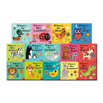  [Nosycrow] wheres animal 영어 원서 보드북 14권세트