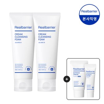 리얼베리어 [1+1] 크림 클렌징폼 120ml