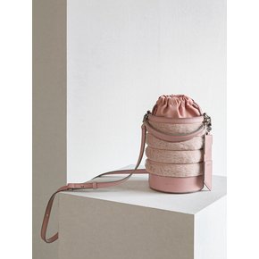 Eco-fur Bucket bag(에코퍼 버킷백)_Ice Pink