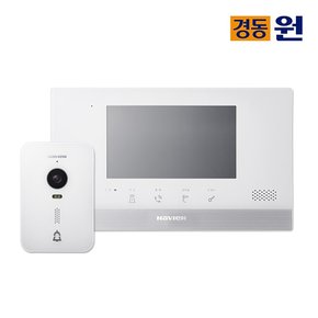 시공포함 비디오폰(인터폰) NHA-0793(화이트) 초인종포함/전국AS/터치버튼/도어락연동