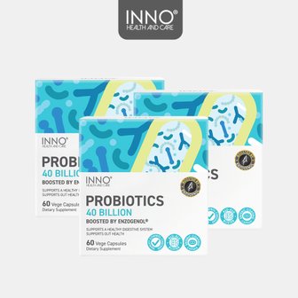  뉴질랜드 Inno Health 이노헬스 프로바이오틱스 400억 유산균 60정 3팩