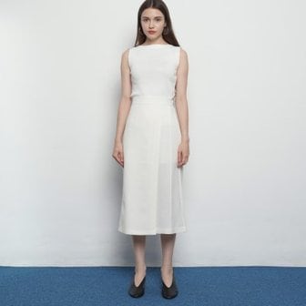 텐바이텐 W327 rap long skirts ivory