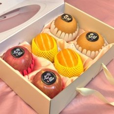 온세담 [제철과일] 과일 3종혼합 선물세트 2.5kg GIFT12호(참외+사과+배 각2입)