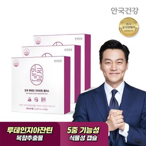 안국건강 루테인 지아잔틴 플러스 60캡슐 3박스(6개월분)