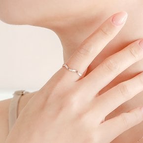 14K 웨이비 반지