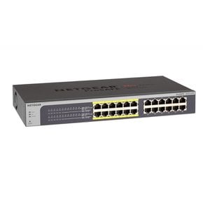 NETGEAR JGS524PE 100W) VLAN QoS 랙 장착형 관리되지 않는 플러스 스위칭 허브 기가비트