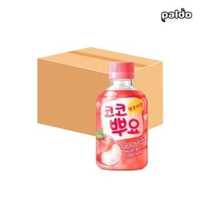 코코뿌요 복숭아맛 280ml x 24개 코코넛 젤리 음료