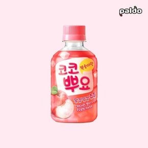 코코뿌요 복숭아맛 280ml x 24개 코코넛 젤리 음료