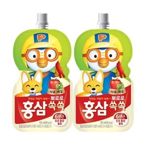 팔도 뽀로로 홍삼쏙쏙 사과매실 100ml x 10개