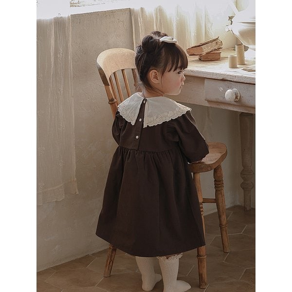 쪼꼬미의 사랑스러움 - 유아 빅카라 레이스 원피스