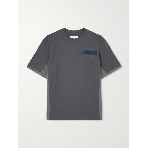 아플리케 쉘 트리밍 코튼 저지 티셔츠 46376663162924539