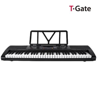 토이게이트 교습용 디지털 피아노 TYPE T-C(블랙) 61키 풀옵션형 토이게이트