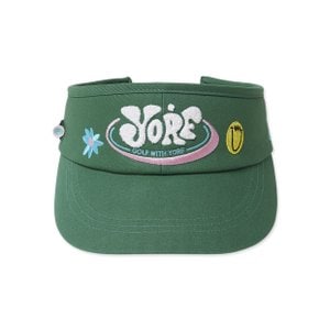 썬바이저 젤로 그린 YORF SUN VISOR JELLO GREEN