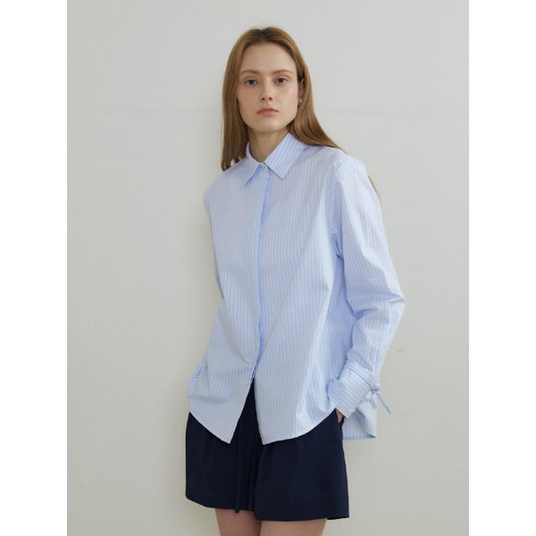 POIN Stripe Shirt [Sky Blue]