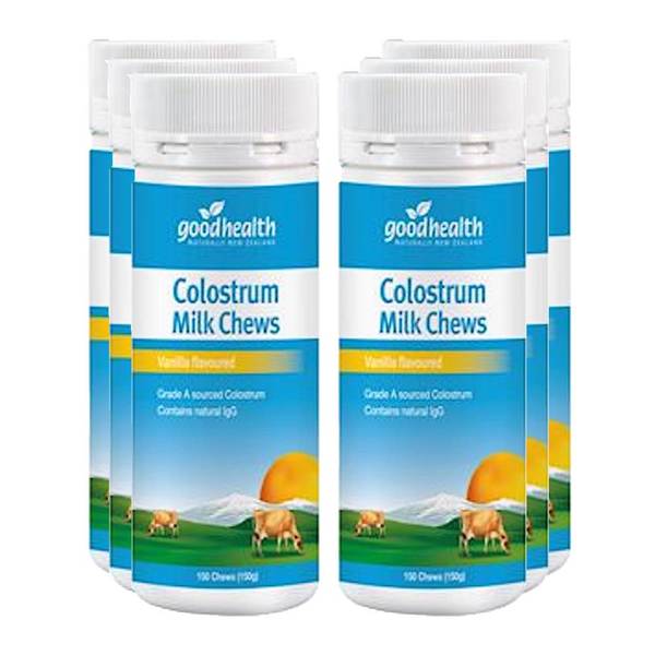 굿헬스 콜로스트럼 초유 바닐라향 Colostrum 150정 6개