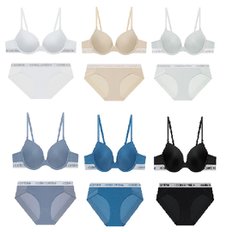 [코데즈컴바인 이너웨어]베이직 브라 SET 6종 택 1 (CDWBR561+CDWBP561WH,SK,LGY,BG,BU,BK)