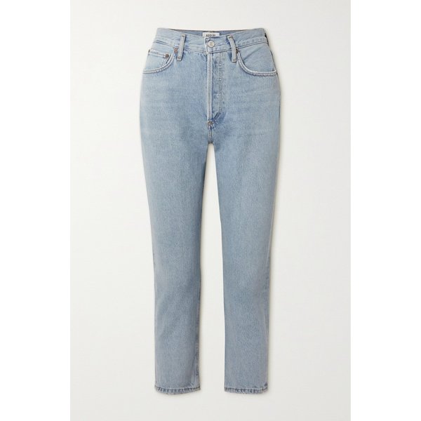 라일리 크롭 하이웨이스트 스트레이트 진 43769801096195749